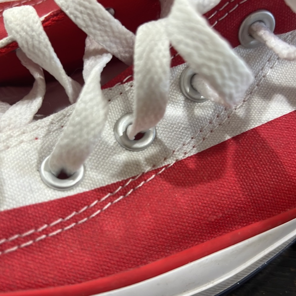 Converse Men's Red Chuck Taylor All Star High 'stars & Stripes' - Picture 4 of 8